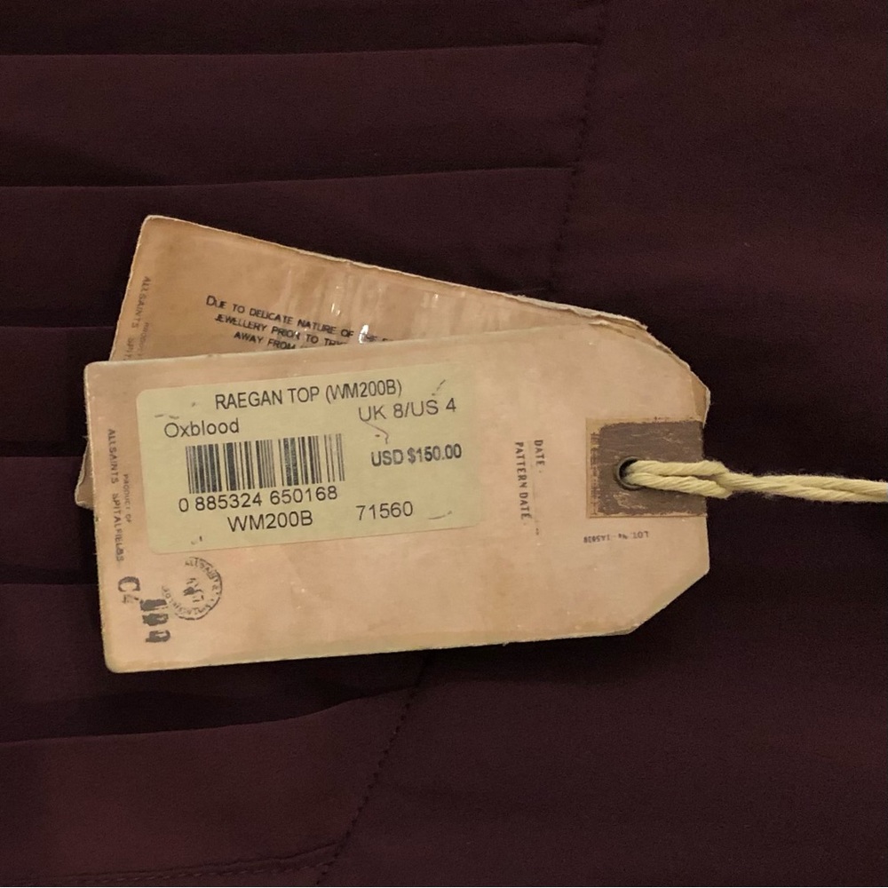 NWT AllSaints Raegan Top - Picture 11 of 13